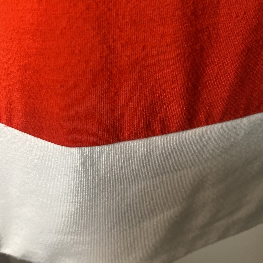 Ruby Rd. Stylish burnt orange /Navy/White Women's Top size PS - Picture 5 of 9
